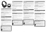 Preview for 2 page of Yamaha HPH-200BL User Manual