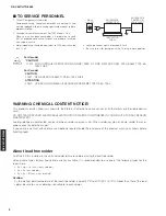 Preview for 2 page of Yamaha HTR-3063 Service Manual