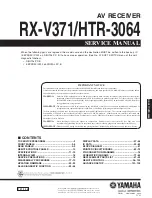 Yamaha HTR-3064 Series Service Manual preview