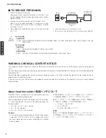 Preview for 2 page of Yamaha HTR-3065 Service Manual