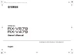 Yamaha HTR-3068 Owner'S Manual preview