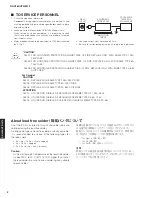 Preview for 2 page of Yamaha HTR-3072 Service Manual