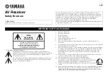 Preview for 92 page of Yamaha HTR-4064 Owner'S Manual