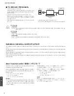 Предварительный просмотр 2 страницы Yamaha HTR-4064 Service Manual