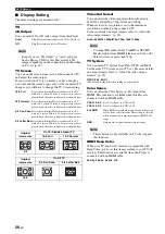 Preview for 154 page of Yamaha HTR-4065 Owner'S Manual