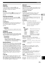 Preview for 381 page of Yamaha HTR-4065 Owner'S Manual