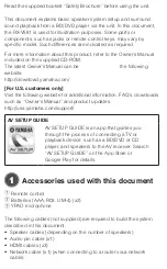 Preview for 5 page of Yamaha HTR-4069 User Manual