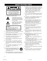 Preview for 2 page of Yamaha HTR-5140 Owner'S Manual