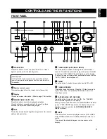 Preview for 9 page of Yamaha HTR-5140 Owner'S Manual