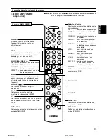 Preview for 101 page of Yamaha HTR-5140 Owner'S Manual