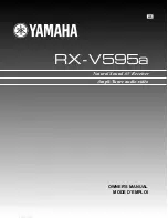 Yamaha HTR-5150 Owner'S Manual preview