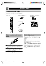 Preview for 4 page of Yamaha HTR-5230RDS Owner'S Manual