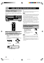 Preview for 24 page of Yamaha HTR-5230RDS Owner'S Manual