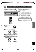 Preview for 35 page of Yamaha HTR-5230RDS Owner'S Manual