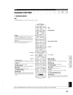 Preview for 45 page of Yamaha HTR-5240 Owner'S Manual