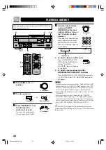 Предварительный просмотр 22 страницы Yamaha HTR-5240RDS Owner'S Manual