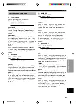 Предварительный просмотр 39 страницы Yamaha HTR-5240RDS Owner'S Manual