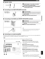 Preview for 21 page of Yamaha HTR-5250 Owner'S Manual