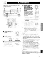 Preview for 25 page of Yamaha HTR-5250 Owner'S Manual