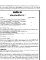 Preview for 67 page of Yamaha HTR-5250 Owner'S Manual