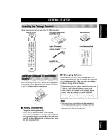 Preview for 7 page of Yamaha HTR-5280 - AV Receiver - 5.1 Channel Owner'S Manual