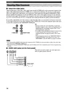 Preview for 18 page of Yamaha HTR-5280 - AV Receiver - 5.1 Channel Owner'S Manual