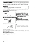 Preview for 20 page of Yamaha HTR-5280 - AV Receiver - 5.1 Channel Owner'S Manual