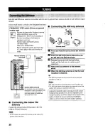 Preview for 34 page of Yamaha HTR-5280 - AV Receiver - 5.1 Channel Owner'S Manual