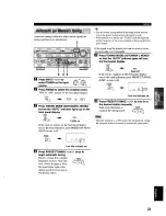 Preview for 35 page of Yamaha HTR-5280 - AV Receiver - 5.1 Channel Owner'S Manual