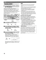 Preview for 36 page of Yamaha HTR-5280 - AV Receiver - 5.1 Channel Owner'S Manual