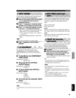 Preview for 45 page of Yamaha HTR-5280 - AV Receiver - 5.1 Channel Owner'S Manual