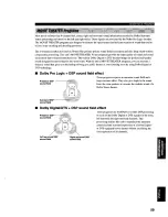 Preview for 63 page of Yamaha HTR-5280 - AV Receiver - 5.1 Channel Owner'S Manual