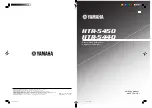 Preview for 1 page of Yamaha HTR-5440 Owner'S Manual