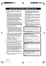 Preview for 4 page of Yamaha HTR-5440 Owner'S Manual