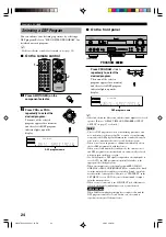 Preview for 28 page of Yamaha HTR-5440 Owner'S Manual