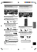 Preview for 33 page of Yamaha HTR-5440 Owner'S Manual