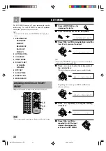 Preview for 36 page of Yamaha HTR-5440 Owner'S Manual