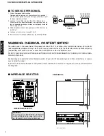 Предварительный просмотр 2 страницы Yamaha HTR-5440 Service Manual