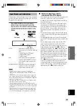 Предварительный просмотр 25 страницы Yamaha HTR-5440RDS Owner'S Manual