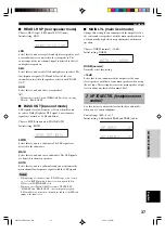 Preview for 39 page of Yamaha HTR-5440RDS Owner'S Manual