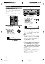 Preview for 26 page of Yamaha HTR-5450RDS Owner'S Manual