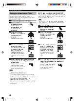 Preview for 50 page of Yamaha HTR-5450RDS Owner'S Manual