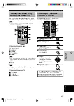 Предварительный просмотр 49 страницы Yamaha HTR-5460 Owner'S Manual