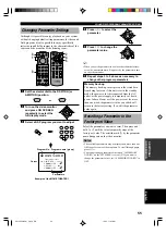 Предварительный просмотр 59 страницы Yamaha HTR-5460 Owner'S Manual