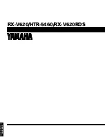 Preview for 84 page of Yamaha HTR-5460 Service Manual