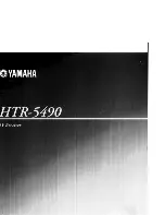 Yamaha HTR-5490 Owner'S Manual preview