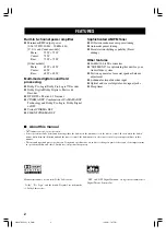 Preview for 6 page of Yamaha HTR-5540 Owner'S Manual