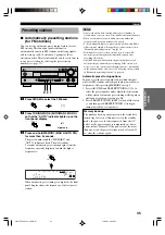 Preview for 39 page of Yamaha HTR-5540 Owner'S Manual