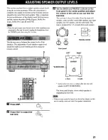 Preview for 25 page of Yamaha HTR 5550 - Audio/Video Receiver Owner'S Manual