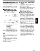 Preview for 29 page of Yamaha HTR 5550 - Audio/Video Receiver Owner'S Manual